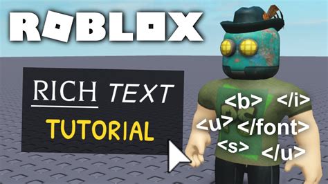 (in the surfacegui) — If it does not work, reply to this message. . Rich text roblox